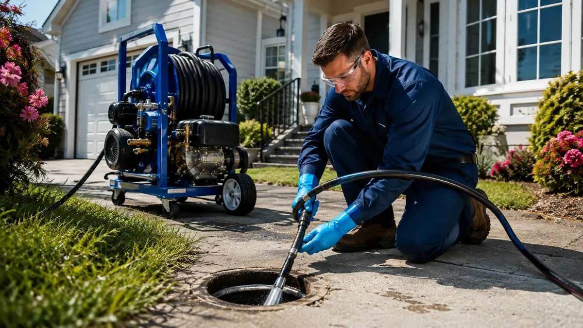 Residential Hydro Jet Drain Cleaning in Strathmore